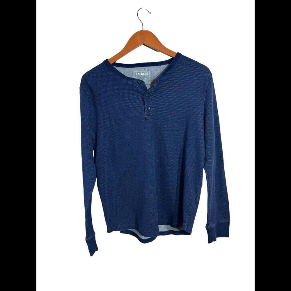 Express Blue Long Sleeve Shirt Size M, SKU: 188-3021